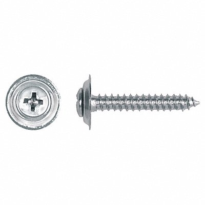 Scrw Sz #8 Chrome 1 L PK100