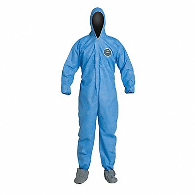 H3327 Hooded Coveralls 3XL Blue SMS PK25