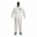 H3327 Hooded Coveralls XL White SMS PK25