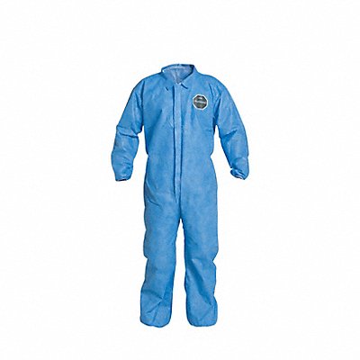 H3333 Collared Coveralls 3XL Blue SMS PK25