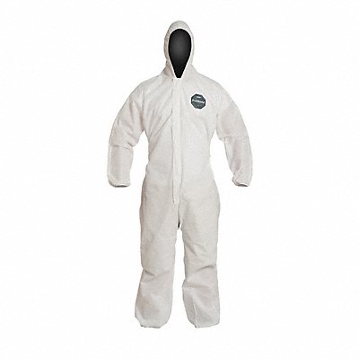 H3337 Hooded Coveralls 3XL White SMS PK25