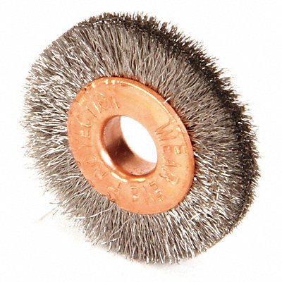 Crimped Wire Wheel Brush Arbor 1 In.