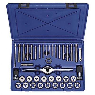 Tap/Die Set 40pc NC NF NPT