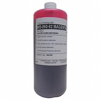 Marking Ink Dye Type Magenta 5 to 15 min