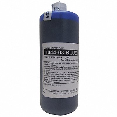 Marking Ink Dye Type Blue 10 to 15 sec.