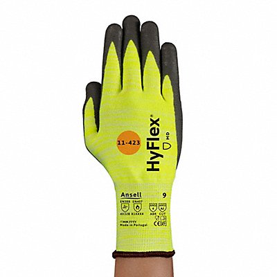 Cut Resistant Gloves Gray/Yellow 6 PR