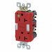 Recept Red 20 A GFCI 2P3W Back Side 1PK