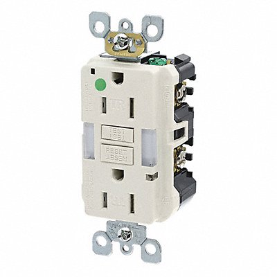 GFCI Receptacle Indoor 125V AC 1 hp