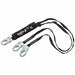 Hot Work Shock-Absorbing Lanyard Black