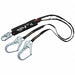 Hot Work Shock-Absorbing Lanyard Black