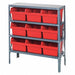 H2214 Bin Shlvng 12inx39inx36in Red