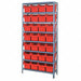 H2213 Bin Shlvng 18inx75inx36in Red