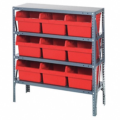 G7425 Bin Shlvng 18inx39inx36in Red