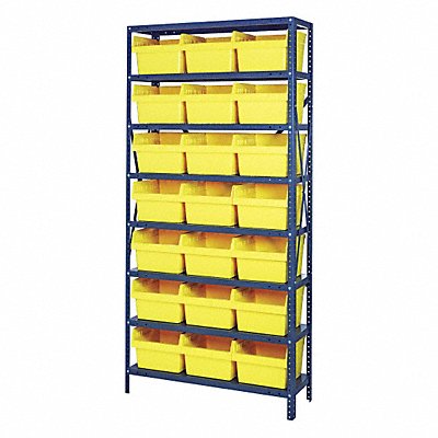 G7421 Bin Shlvng 12inx75inx36in Yellow