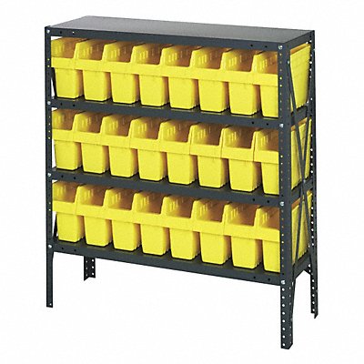 G7415 Bin Shlvng 12inx39inx36in Yellow