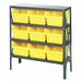 H2214 Bin Shlvng 12inx39inx36in Yellow