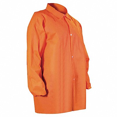 Lab Coat Orange Snaps 4XL PK30