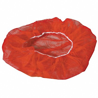 H2306 Bouffant Cap PP Red 24 in PK1000