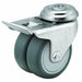 Low-Profile Easy-Turn Bolt-Hole Caster