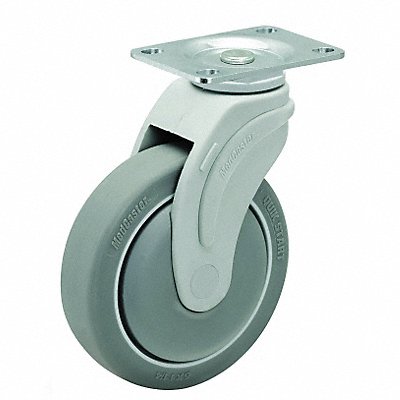 Quiet-Roll Medical Plate Caster Swivel