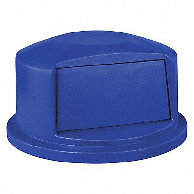 F8894 Trash Can Top Dome Swing Closure Blue