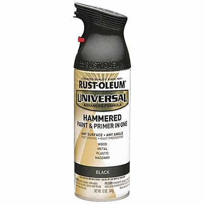 K7481 Spray Paint Black Hammered 12 oz.