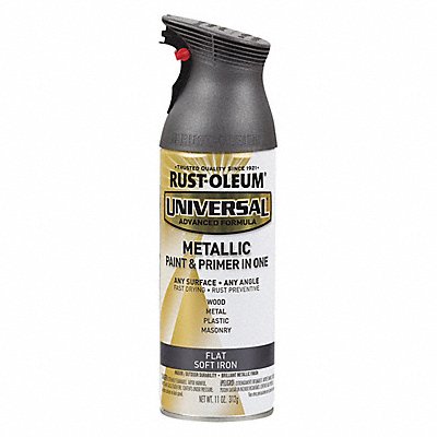 Spray Paint Soft Iron Flat 11 oz.