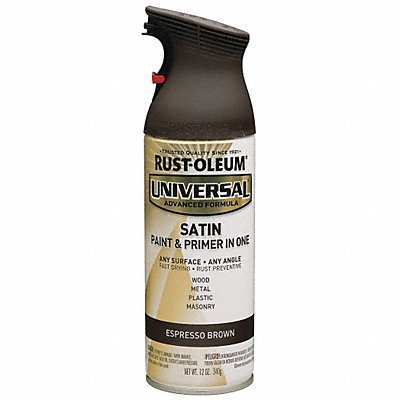 Spray Paint Expresso Brown Satin 12 oz.