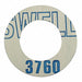 Gasket Ring 3in.Pipe Blue and Off-White