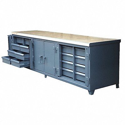 Cabinet Bench Butcher Block 120 W 30 D