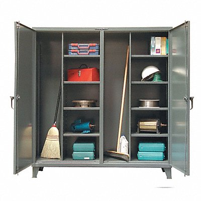 Strg Cab 78 x72 x24 DrkGry 8Shlv