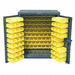 Bin Cab 36 x48 x24 DrkGry 140YlwBns