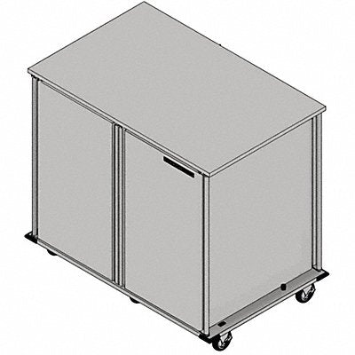 Food Tray Cart 50 35/64 in H SS