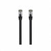 Voice and Data Patch Cord Black 1 ft L