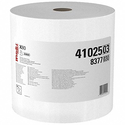 Dry Wipe Roll 12-1/2 x 13 White