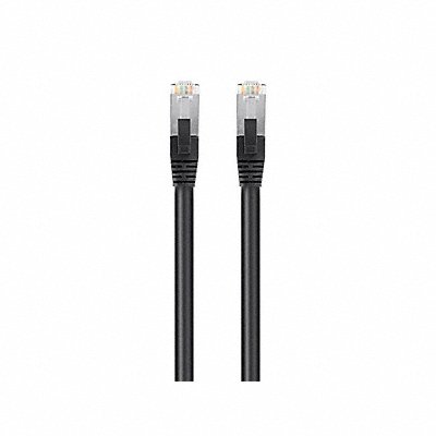 Voice and Data Patch Cord Black 5 ft L