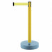 Barrier Post with Belt Yellow Post 38 H