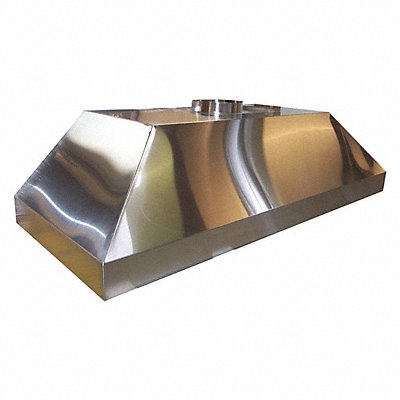 Fume Hood Island Canopy 48 W 18 H Silver