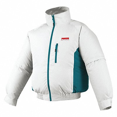 Cordless Fan Jacket White 12 hr 3XL