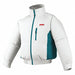 Cordless Fan Jacket White 12 hr 3XL