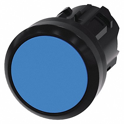 Push Button Operator Blue Plastic Bezel