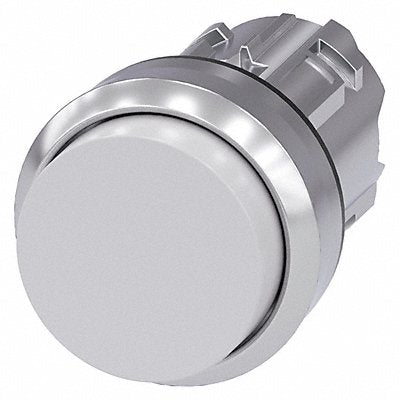 Push Button Operator White Metal Bezel