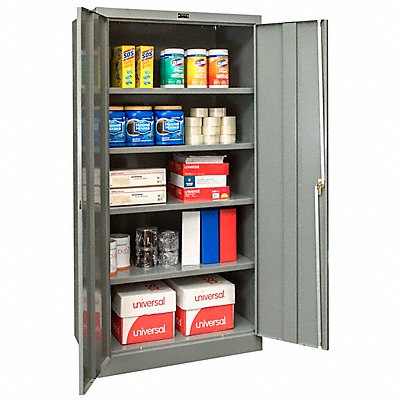 Strg Cab 72 x36 x24 DrkGry 4Shlv