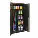 Storage Cabinet 72 x36 x18 Black 4Shlv