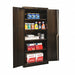 Storage Cabinet 78 x36 x24 Black 4Shlv