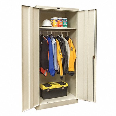 K3917 Storage Cabinet 78 x36 x24 Tan 1Shlv