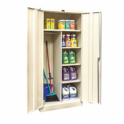 Storage Cabinet 78 x36 x18 Tan 4Shlv