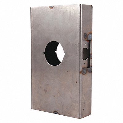 Weldable Gate Box Silver 5-1/2 W