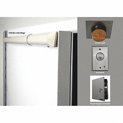 Anti-Ligature Door Alarm Kit Key Control