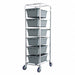 Tub Rack 600 lb Ld Cap. Aluminum Cart